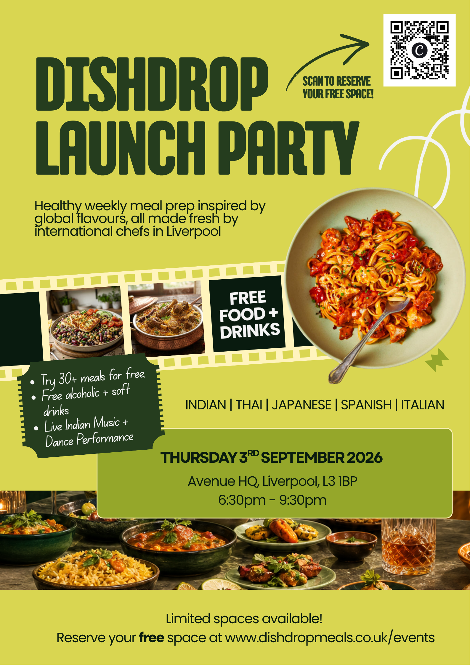 DishDrop launch party poster