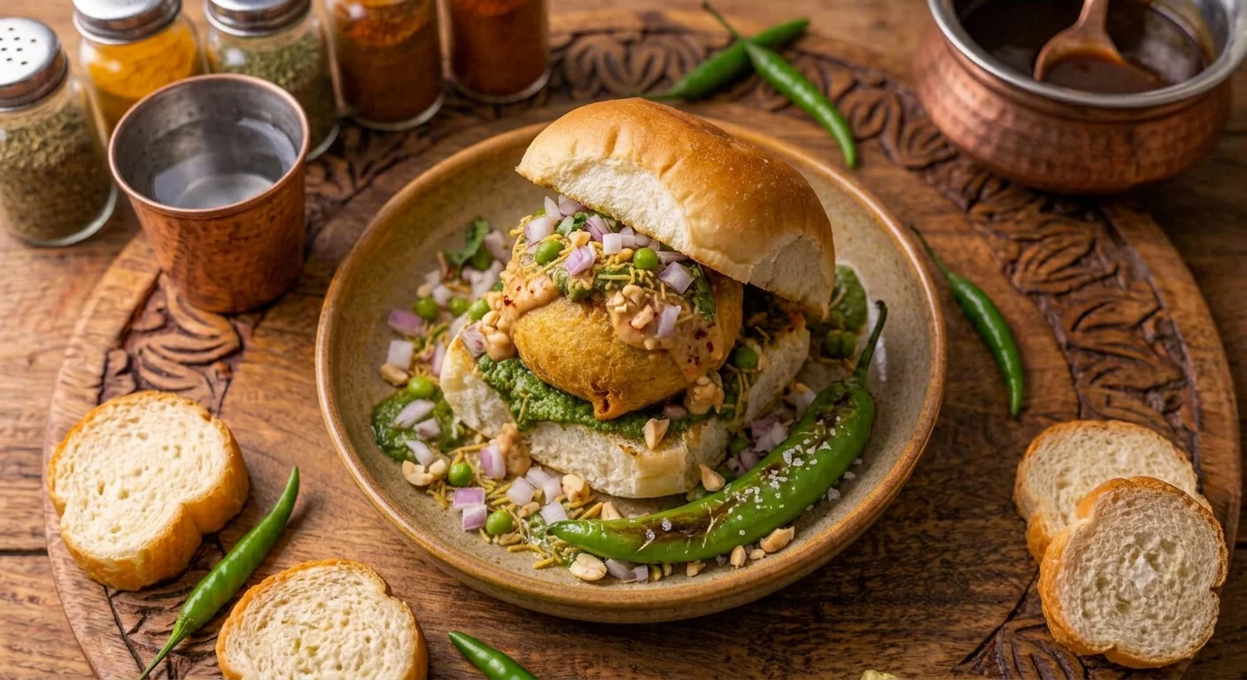 Mumbai Style Vada Pav (Indian Burger)